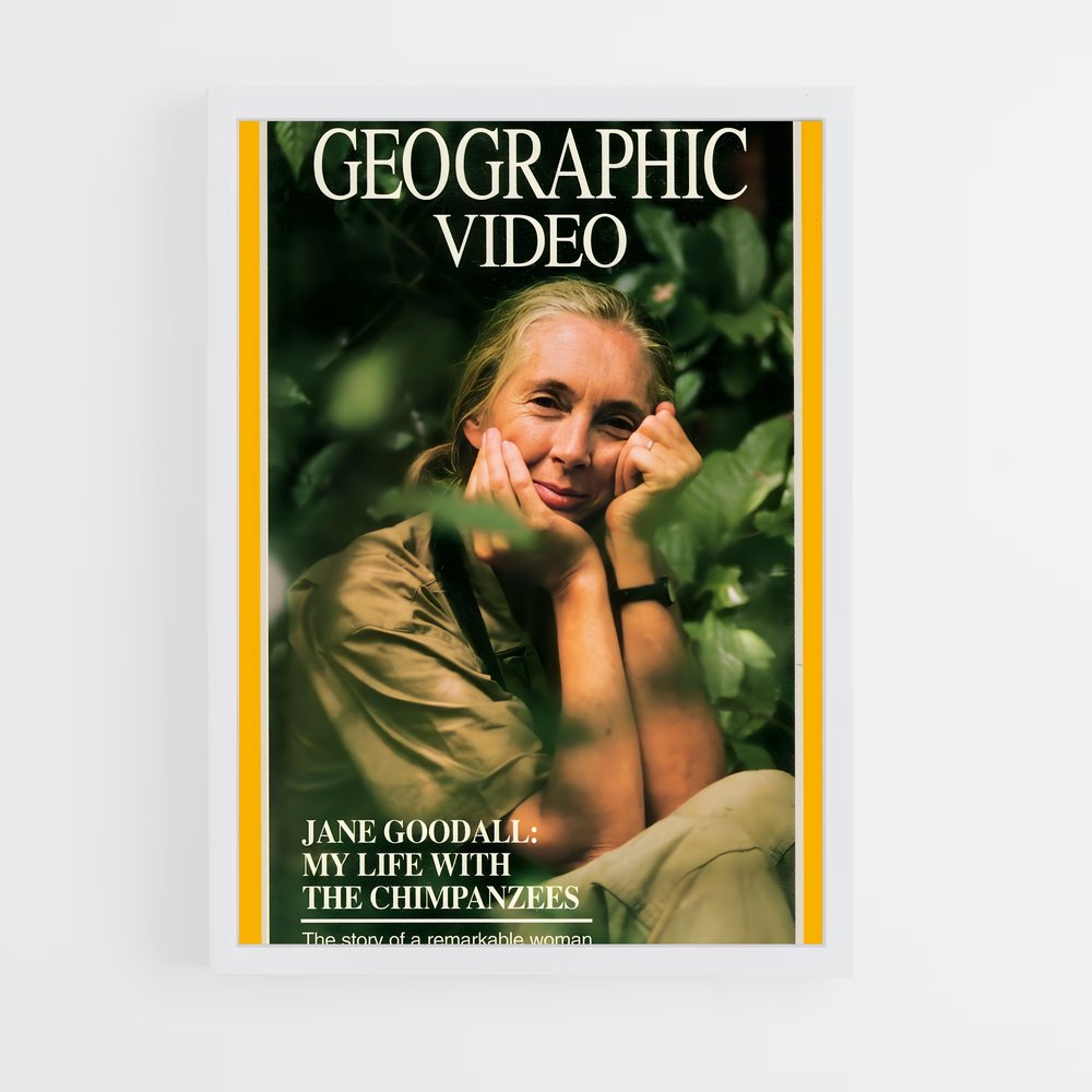 ap-jane goodall-2 cadre Blanc