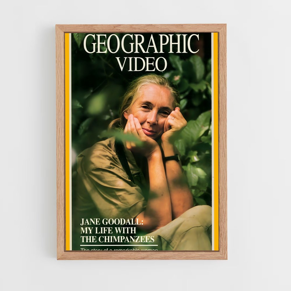 ap-jane goodall-2 cadre Bois clair