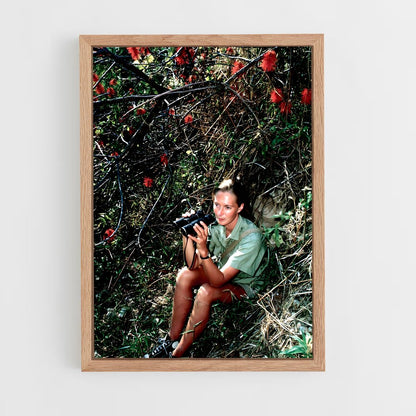 ap-jane goodall-4 cadre Bois clair