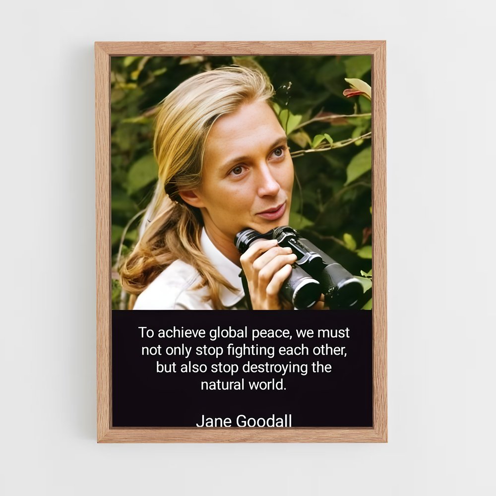 ap-jane goodall-5 cadre Bois clair
