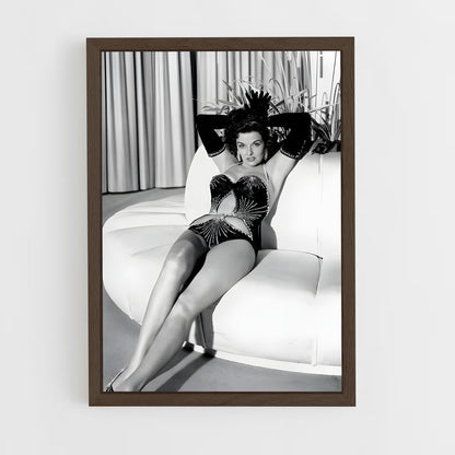 ap-jane russell-1 cadre Bois foncé
