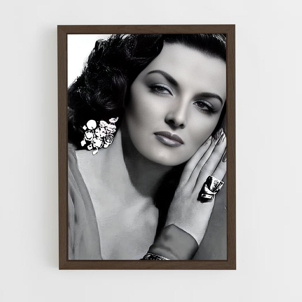 ap-jane russell-2 cadre Bois foncé