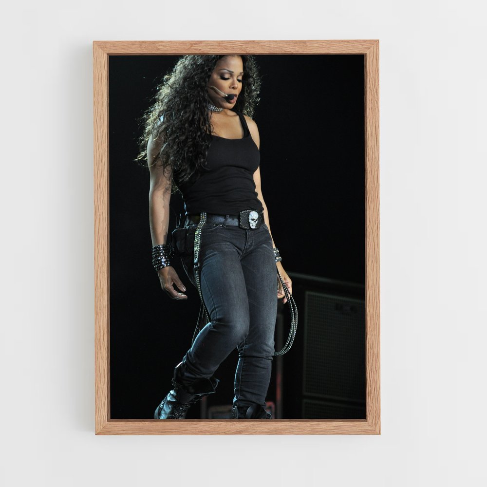 ap-janet jackson-6 cadre Bois clair