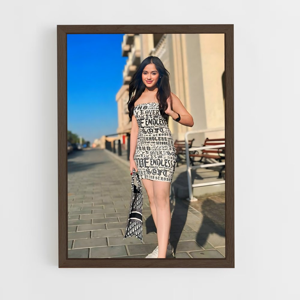 ap-jannat zubair-1 cadre Bois foncé