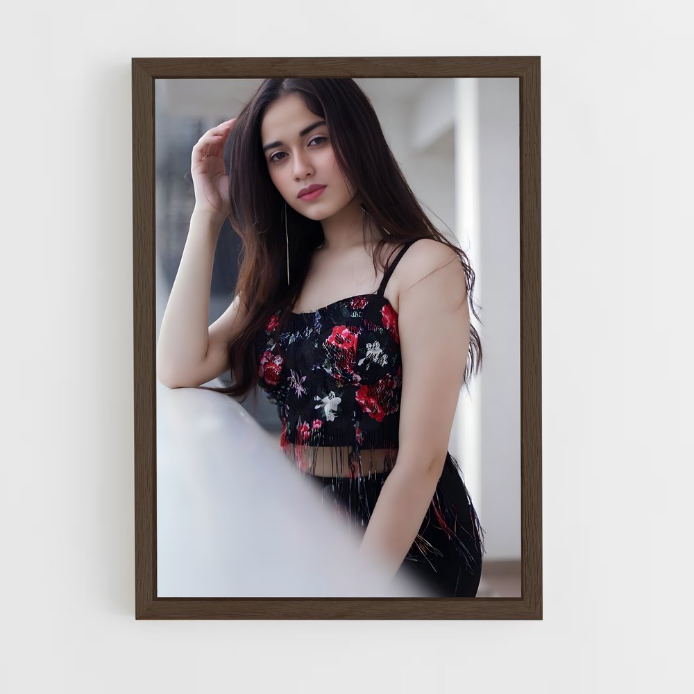 ap-jannat zubair-3 cadre Bois foncé