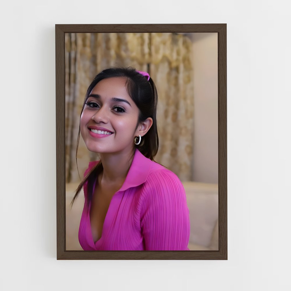 ap-jannat zubair-4 cadre Bois foncé