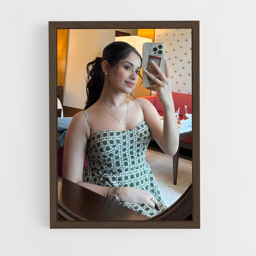 ap-jannat zubair-5 cadre Bois foncé