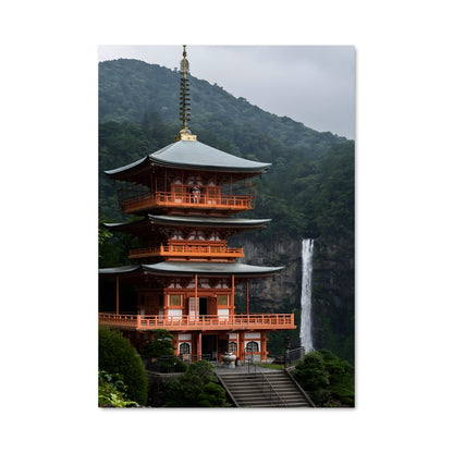 Poster Pagode Cascade