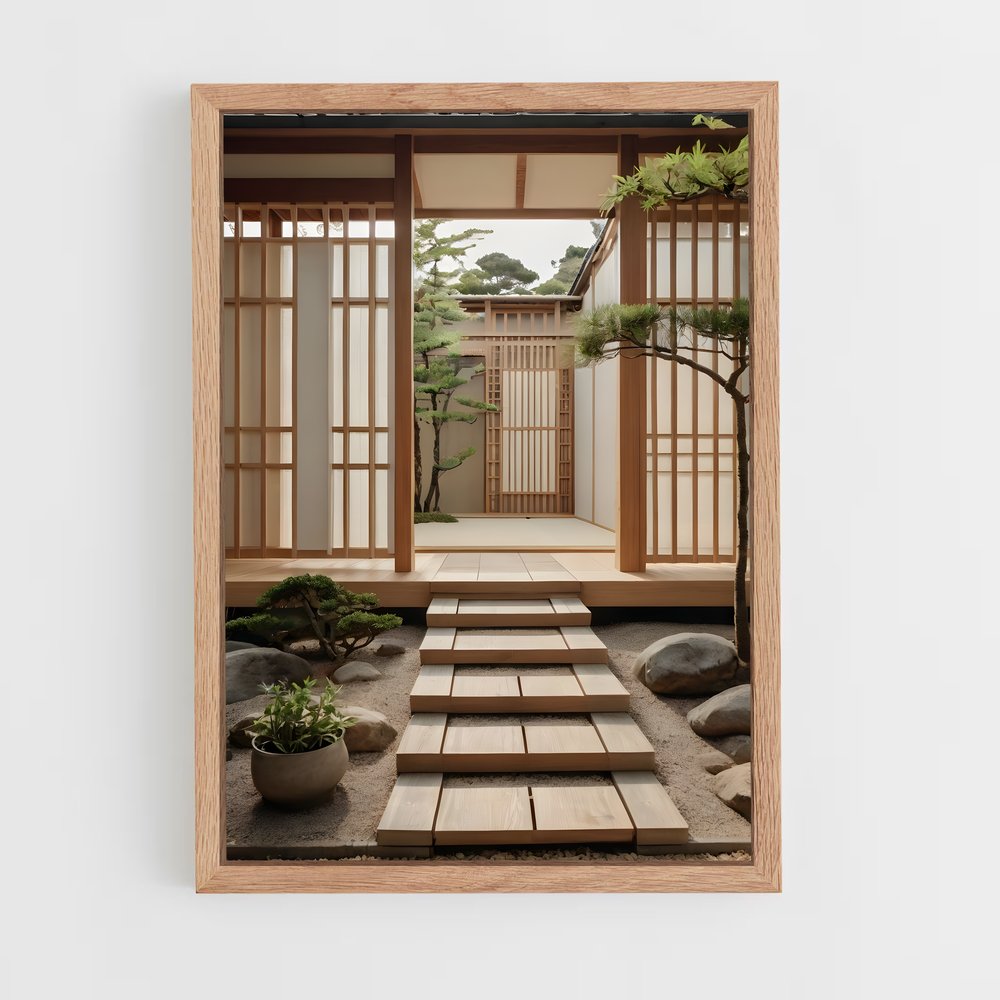 ap-japanese architecture-10 cadre Bois clair