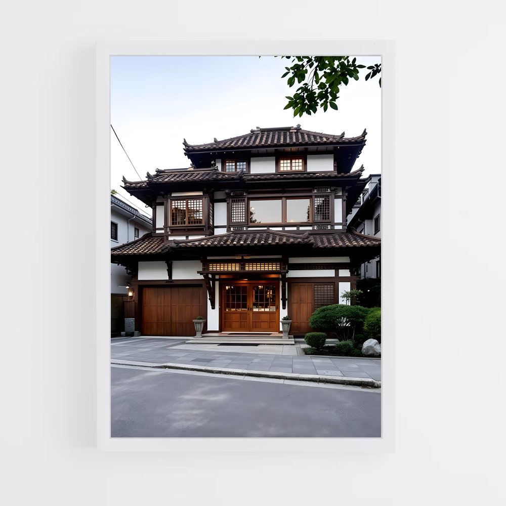 ap-japanese architecture-14 cadre Blanc