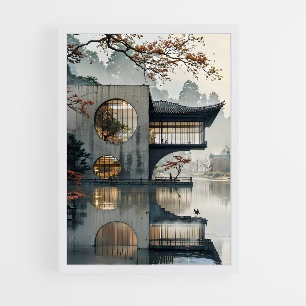 ap-japanese architecture-4 cadre Blanc