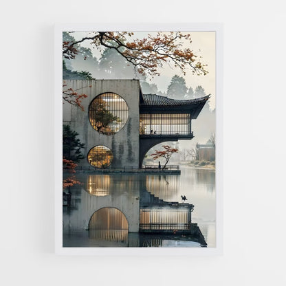 ap-japanese architecture-4 cadre Blanc