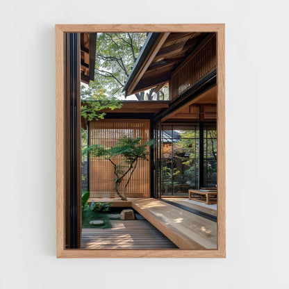 ap-japanese architecture-6 cadre Bois clair