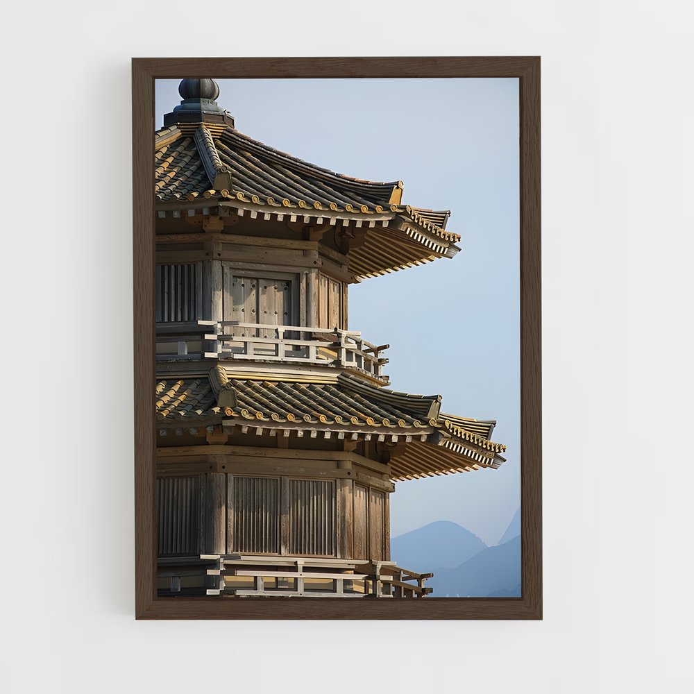 ap-japanese architecture-8 cadre Bois foncé
