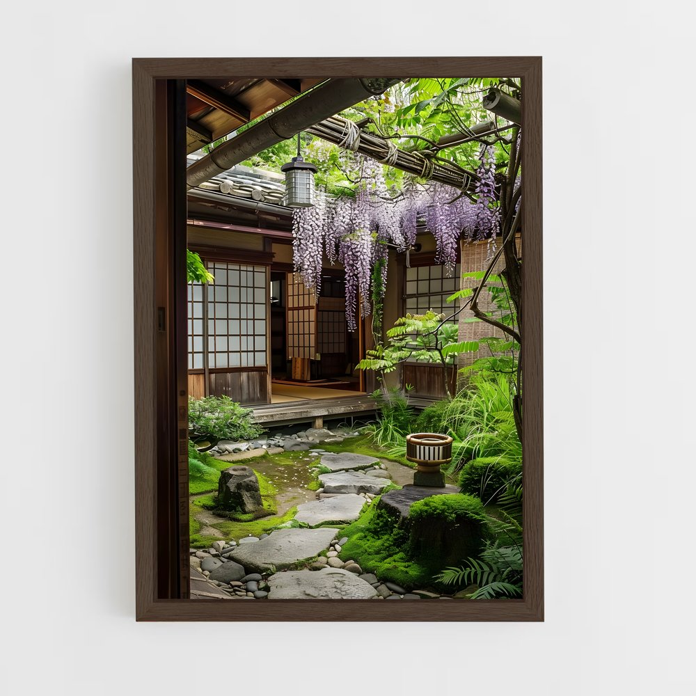 ap-japanese architecture-9 cadre Bois foncé