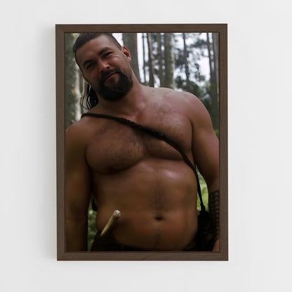 ap-jason momoa-8 cadre Bois foncé
