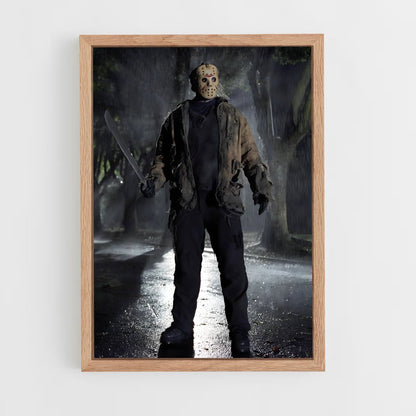 ap-jason voorhees-1 cadre Bois clair