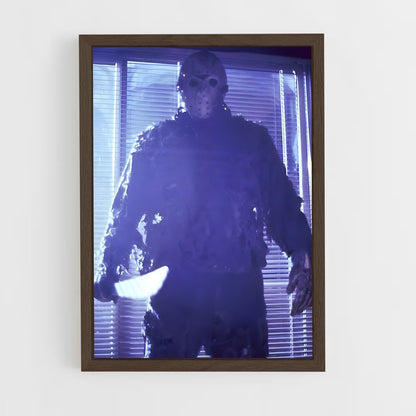ap-jason voorhees-6 cadre Bois foncé
