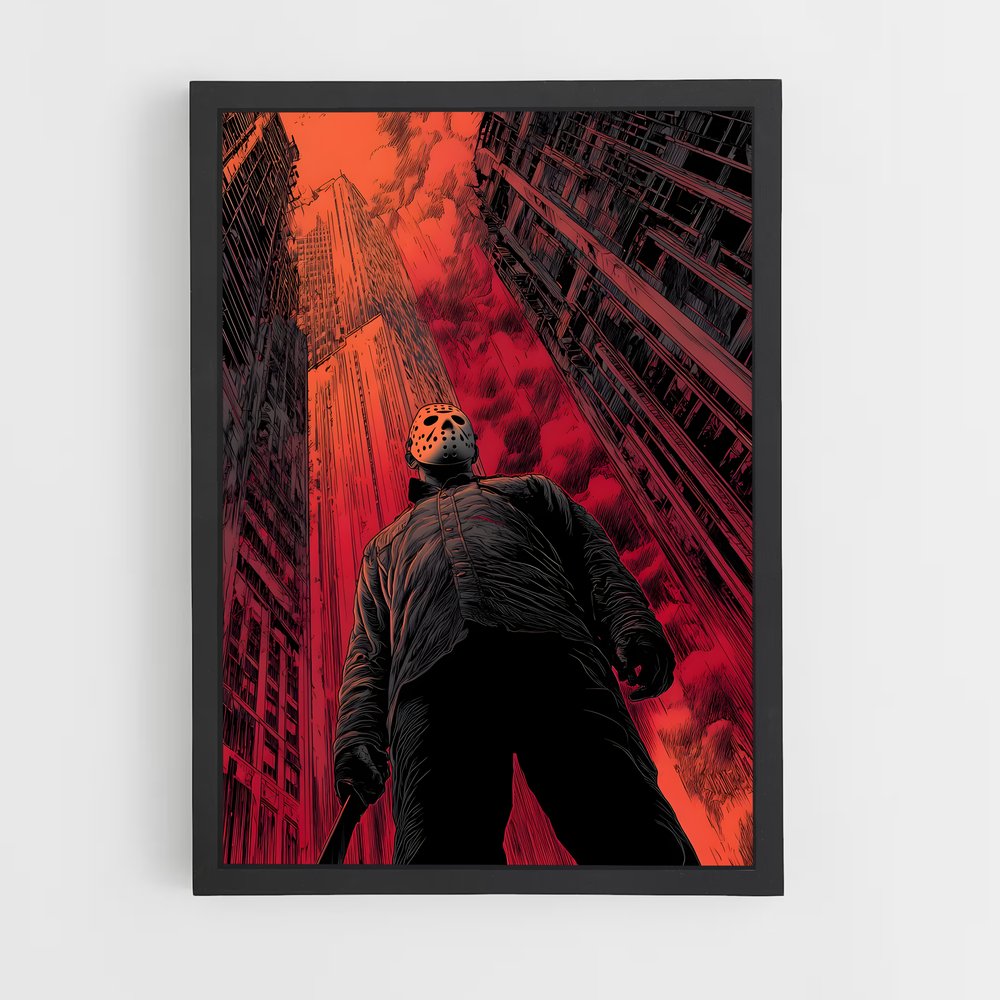 ap-jason voorhees-7 cadre Noir