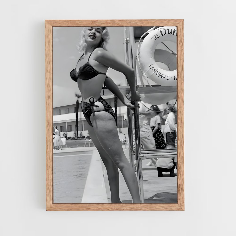 ap-jayne mansfield-1 cadre Bois clair