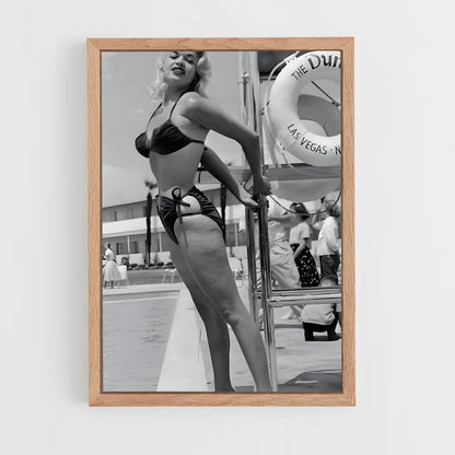 ap-jayne mansfield-1 cadre Bois clair