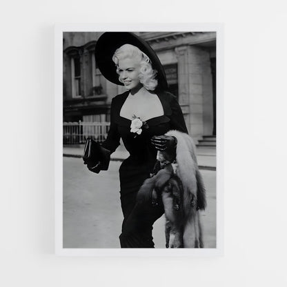 ap-jayne mansfield-3 cadre Blanc