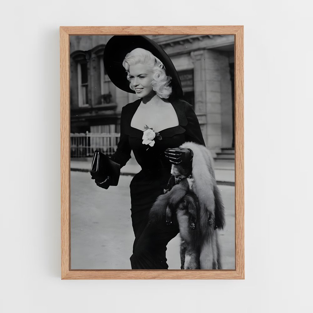 ap-jayne mansfield-3 cadre Bois clair