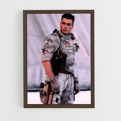 ap-jean-claude van damme-10 cadre Bois foncé