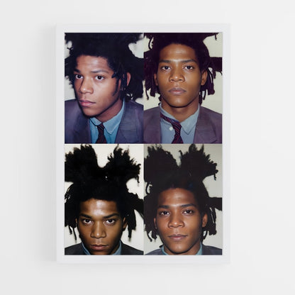 ap-jean-michel basquiat-2 cadre Blanc