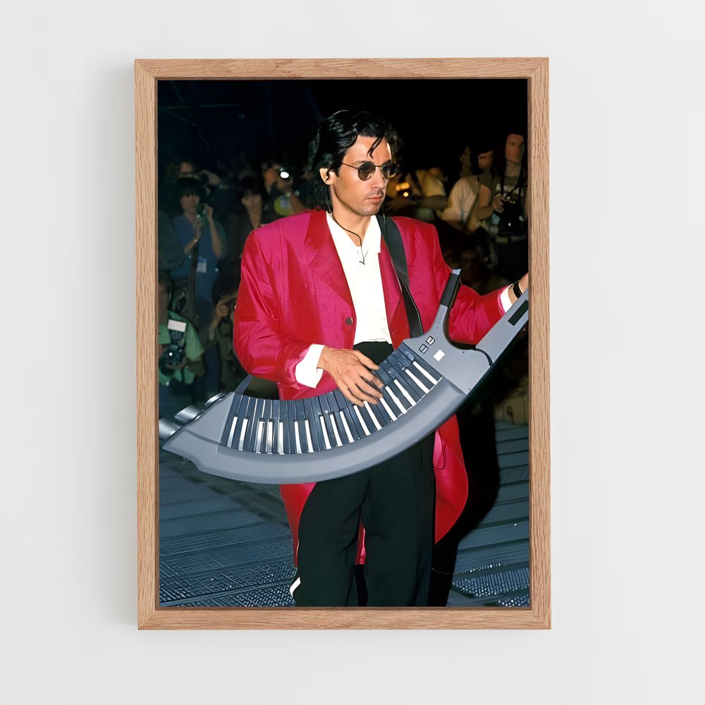 ap-jean-michel jarre-2 cadre Bois clair