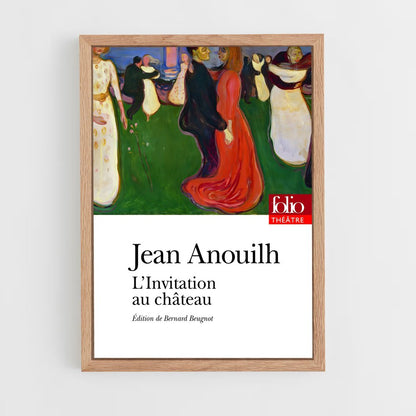 ap-jean anouilh-3 cadre Bois clair