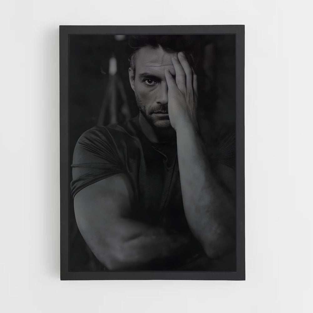 ap-jean claude van damme-2 cadre Noir