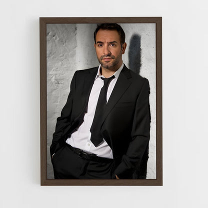 ap-jean dujardin-5 cadre Bois foncé