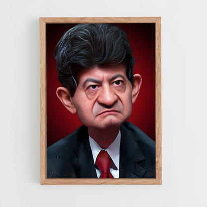 ap-jean luc melenchon-1 cadre Bois clair