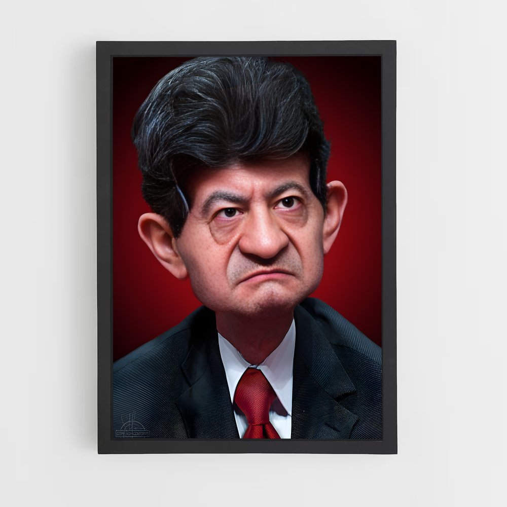 ap-jean luc melenchon-1 cadre Noir