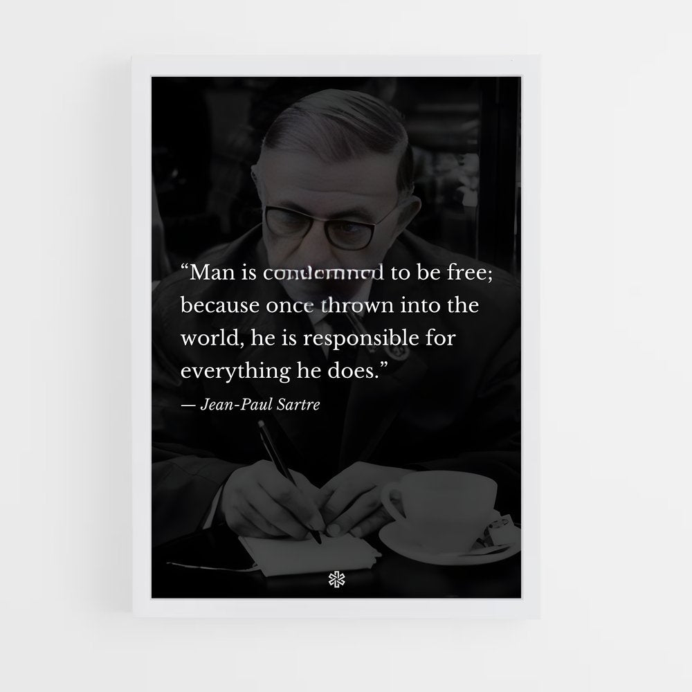 ap-jean paul sartre-1 cadre Blanc
