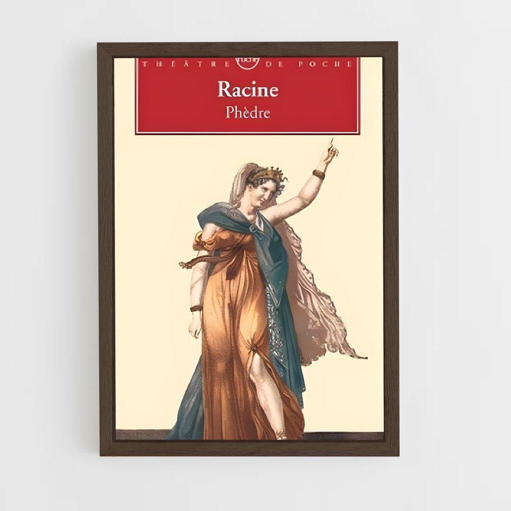 ap-jean racine-1 cadre Bois foncé