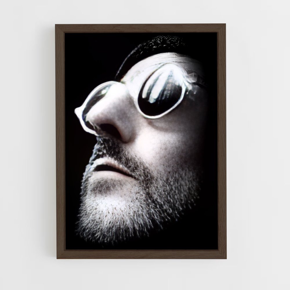 ap-jean reno-3 cadre Bois foncé