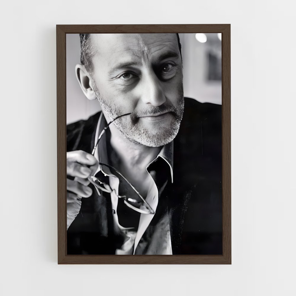 ap-jean reno-4 cadre Bois foncé