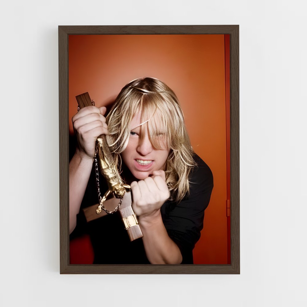 ap-jeff hanneman-1 cadre Bois foncé