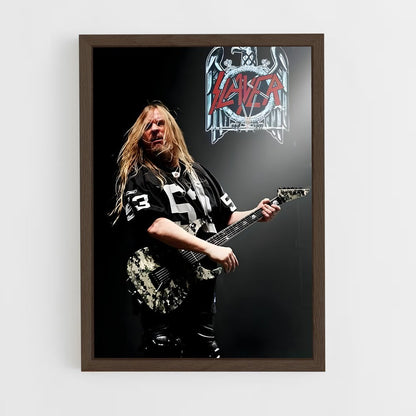 ap-jeff hanneman-6 cadre Bois foncé