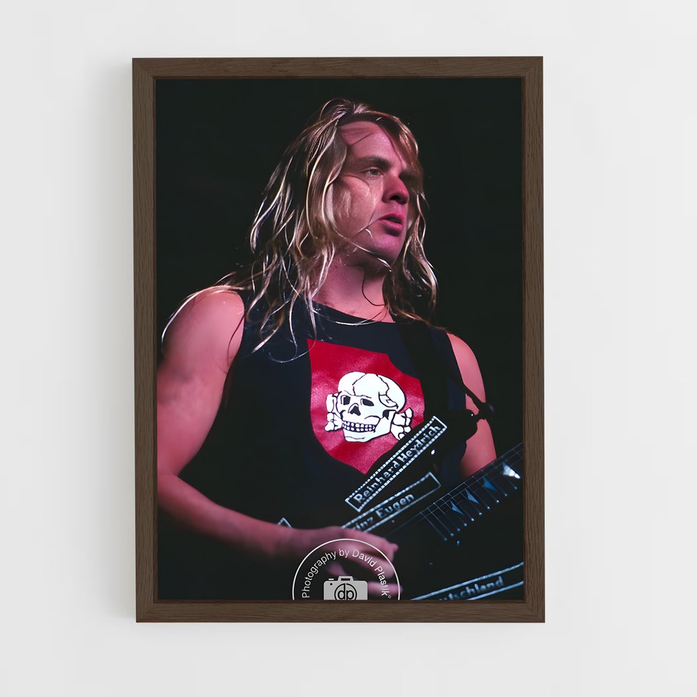 ap-jeff hanneman-7 cadre Bois foncé