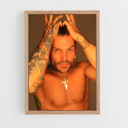 ap-jeff hardy-5 cadre Bois clair