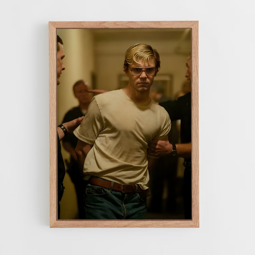 ap-jeffrey dahmer-1 cadre Bois clair