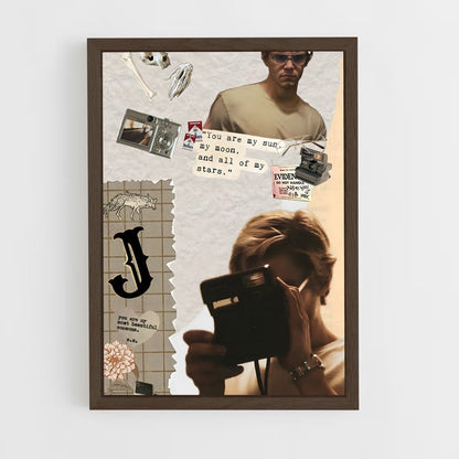 ap-jeffrey dahmer-3 cadre Bois foncé
