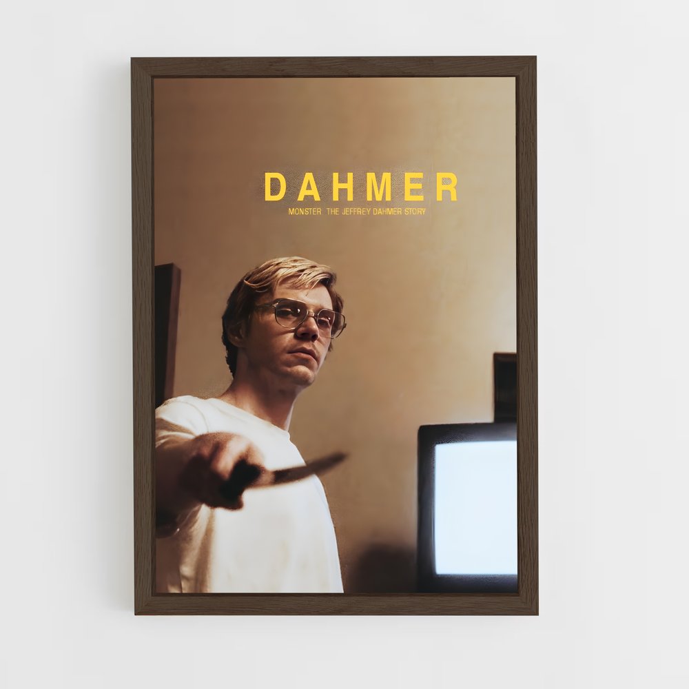 ap-jeffrey dahmer-4 cadre Bois foncé