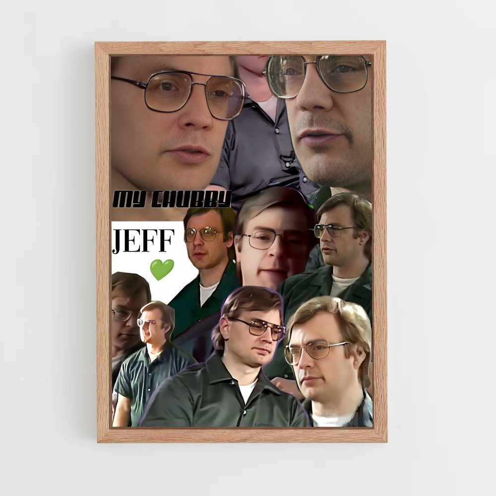 ap-jeffrey dahmer-5 cadre Bois clair