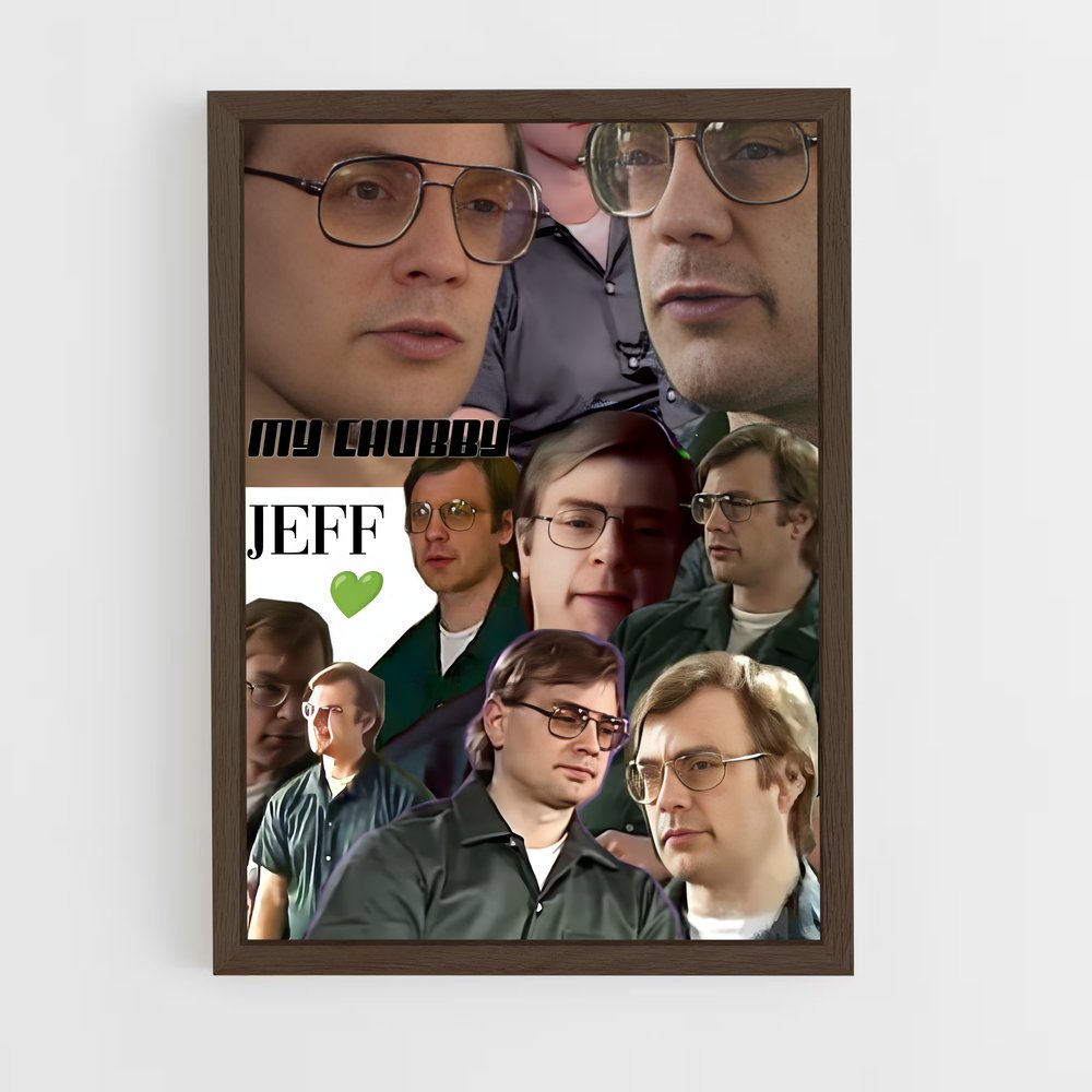 ap-jeffrey dahmer-5 cadre Bois foncé