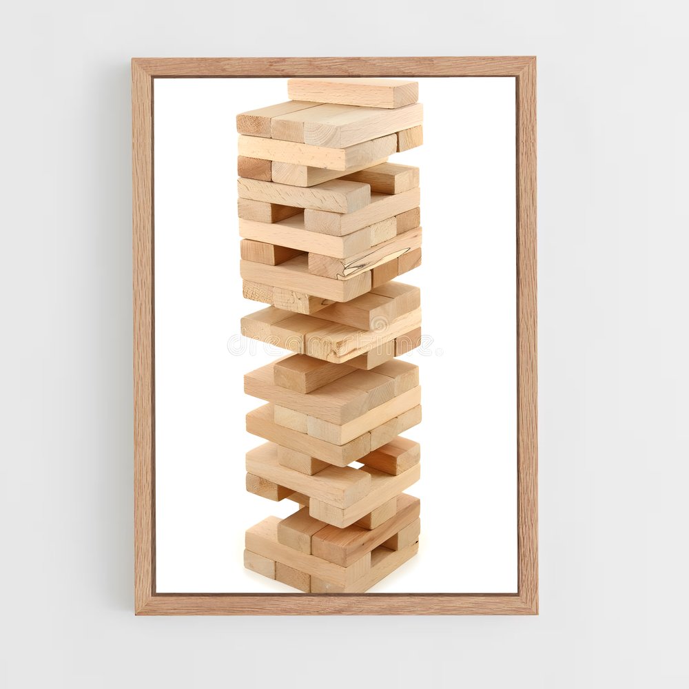 ap-jenga-1 cadre Bois clair