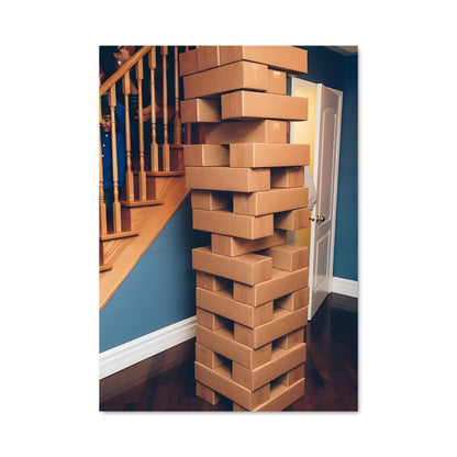 Poster Jenga Fun